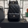 Chanel Mini Black Caviar Classic Backpack