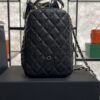 Chanel Mini Black Caviar Classic Backpack