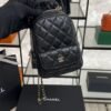 Chanel Mini Black Caviar Classic Backpack