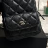 Chanel Mini Black Caviar Classic Backpack