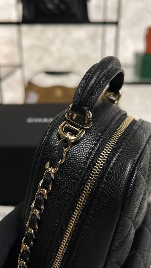Chanel Mini Black Caviar Classic Backpack