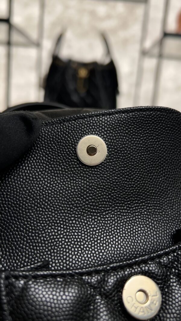 Chanel Mini Black Caviar Classic Backpack