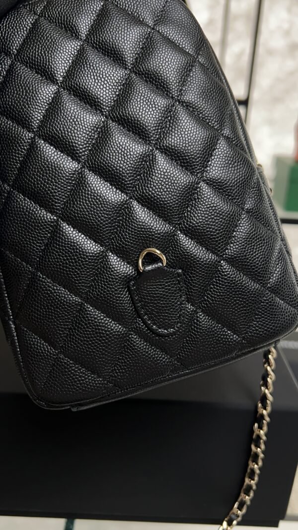 Chanel Mini Black Caviar Classic Backpack