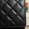 Chanel Caviar Quilted CC Turnlock Wallet On Chain WOC Black