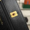 Chanel Caviar Quilted CC Turnlock Wallet On Chain WOC Black