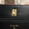 Chanel Caviar Quilted CC Turnlock Wallet On Chain WOC Black