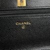 Chanel Caviar Quilted CC Turnlock Wallet On Chain WOC Black