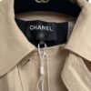 Chanel Water-Reveal Logo Jacket — Beige