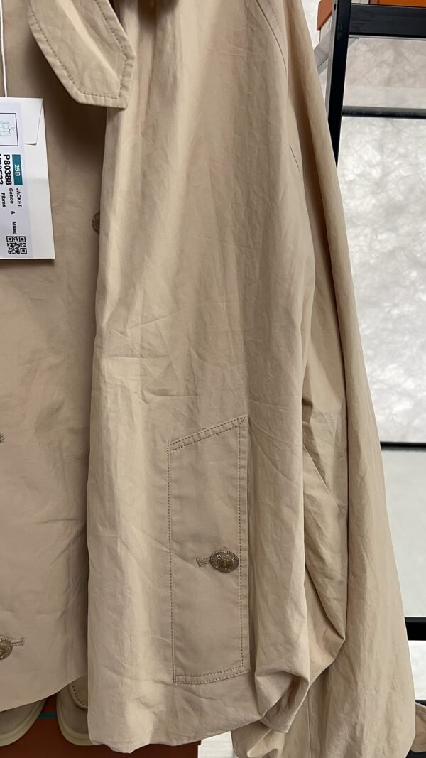 Chanel Water-Reveal Logo Jacket — Beige