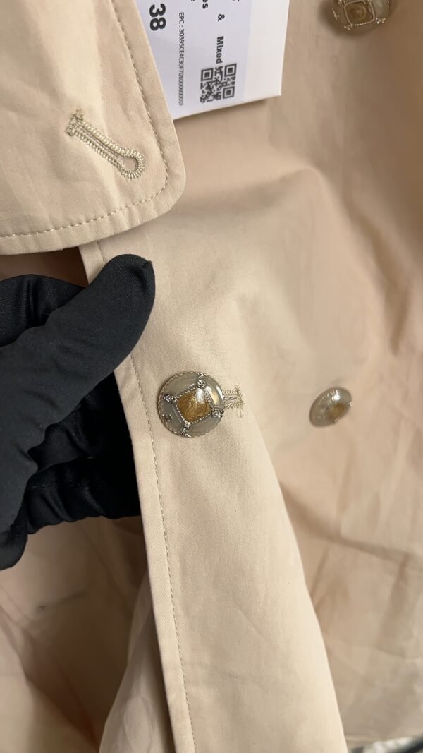 Chanel Water-Reveal Logo Jacket — Beige