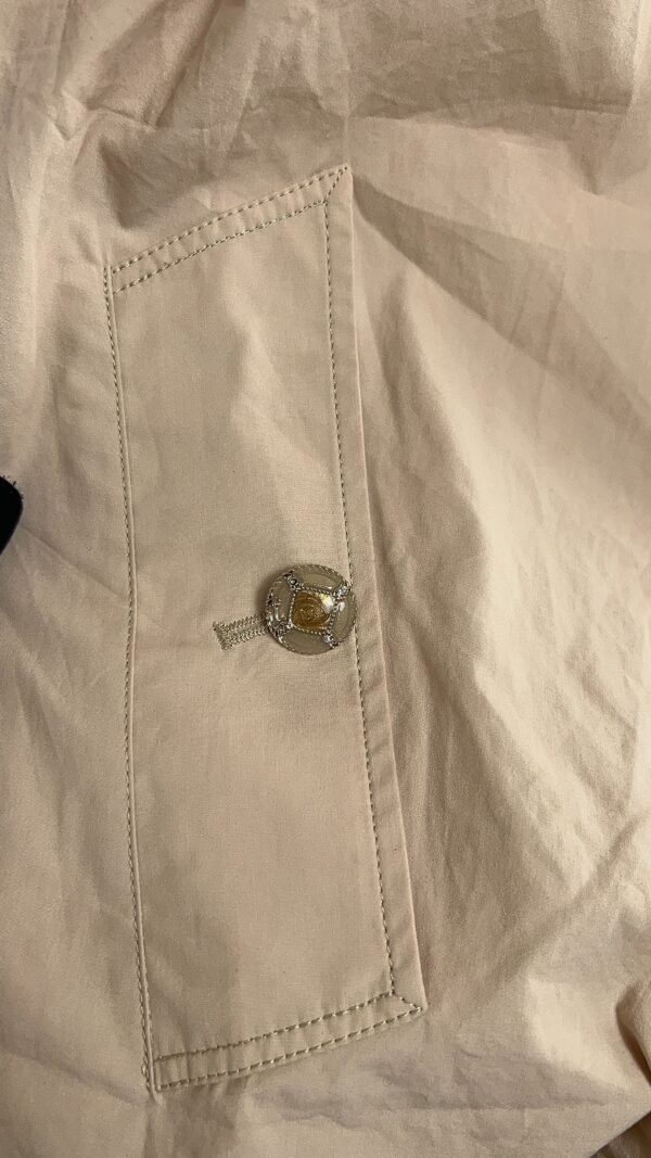 Chanel Water-Reveal Logo Jacket — Beige