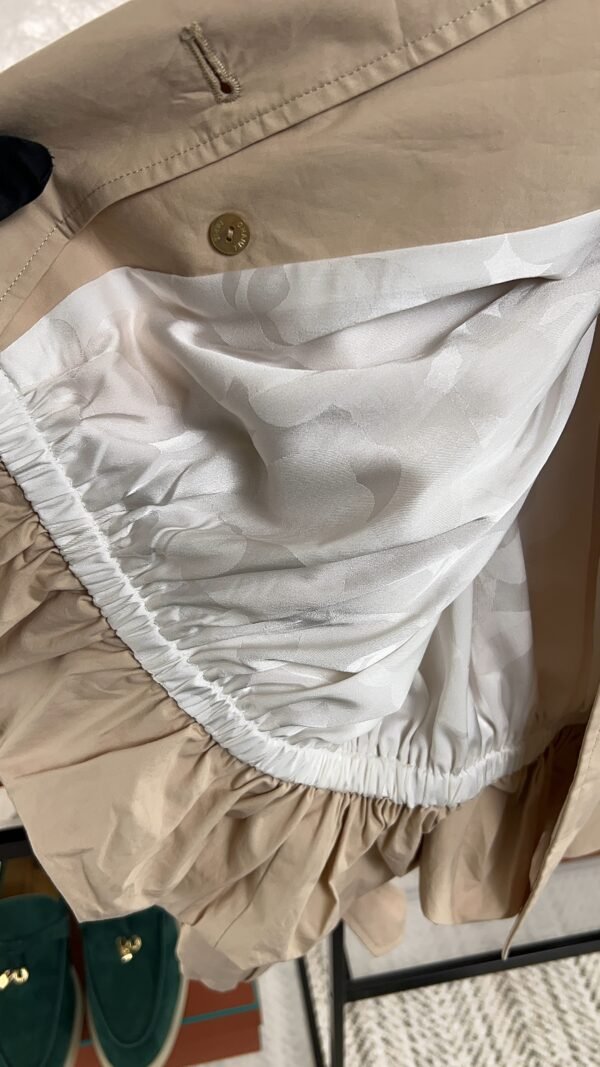 Chanel Water-Reveal Logo Jacket — Beige