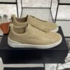 Zegna Triple Stitch Sneakers Men Light beige