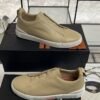Zegna Triple Stitch Sneakers Men Light beige