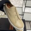 Zegna Triple Stitch Sneakers Men Light beige