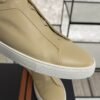 Zegna Triple Stitch Sneakers Men Light beige
