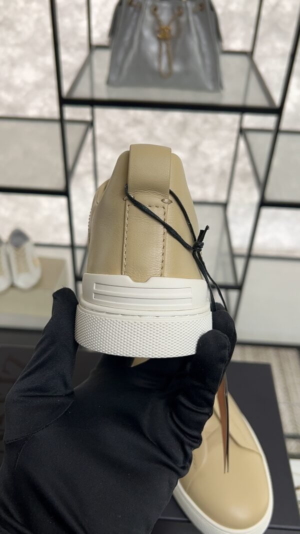 Zegna Triple Stitch Sneakers Men Light beige