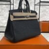 Hermes Birkin 25 Black Togo Palladium Hardware