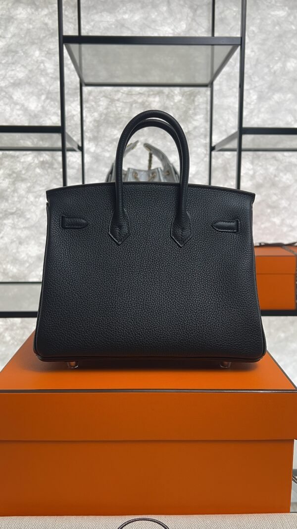 Hermes Birkin 25 Black Togo Palladium Hardware