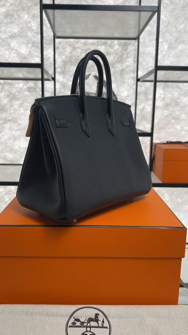 Hermes Birkin 25 Black Togo Palladium Hardware