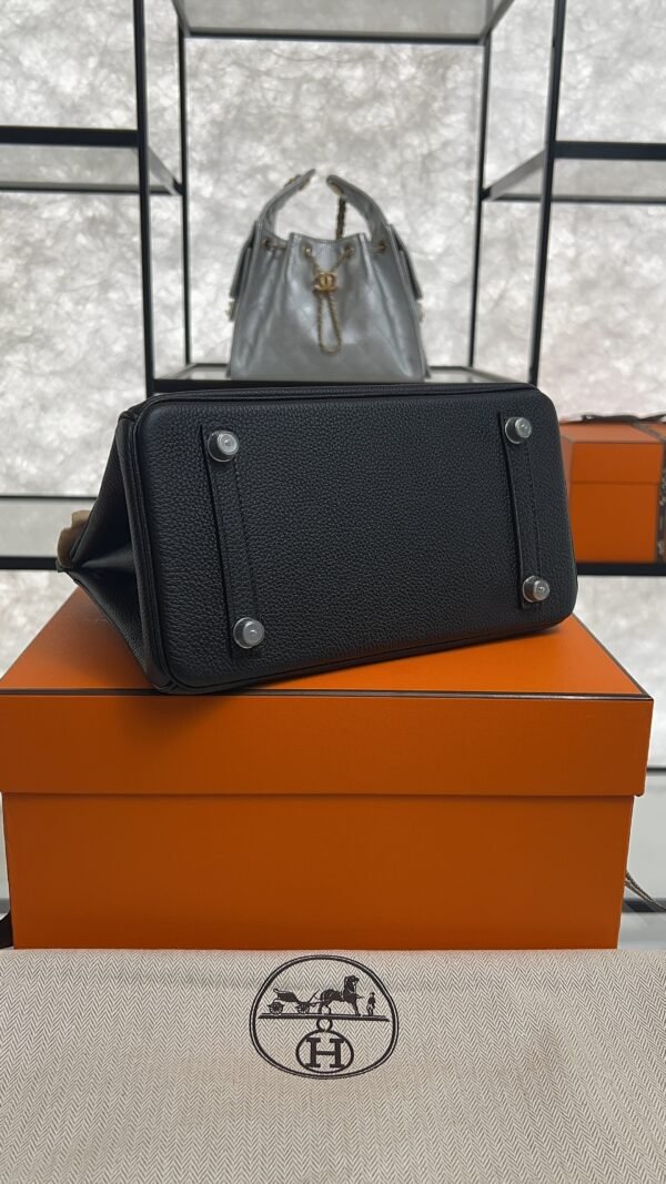 Hermes Birkin 25 Black Togo Palladium Hardware