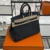 Hermes Birkin 25 Black Togo Palladium Hardware