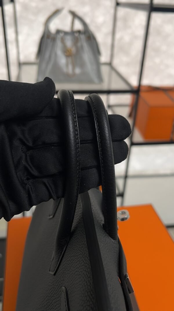 Hermes Birkin 25 Black Togo Palladium Hardware