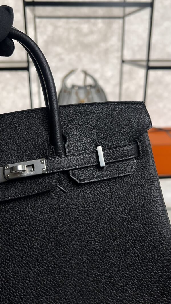 Hermes Birkin 25 Black Togo Palladium Hardware