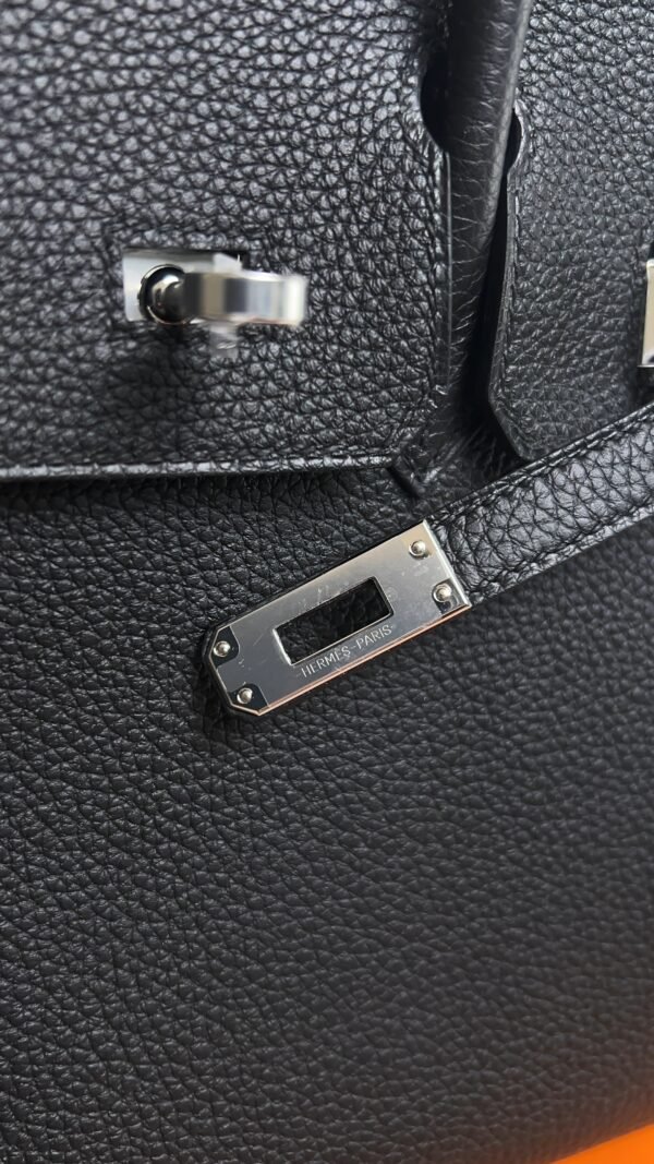 Hermes Birkin 25 Black Togo Palladium Hardware