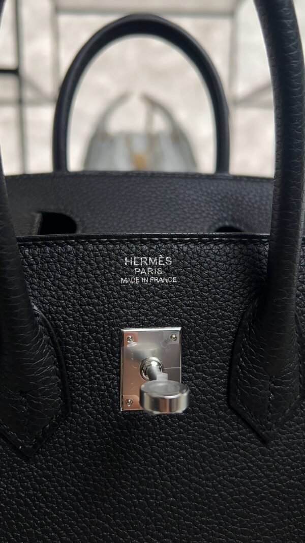 Hermes Birkin 25 Black Togo Palladium Hardware