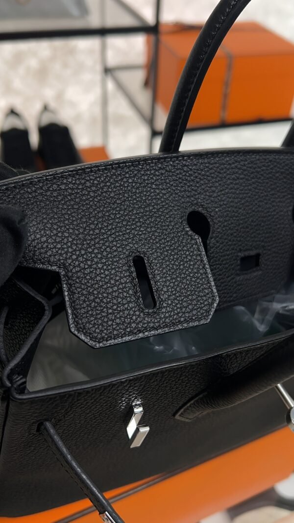 Hermes Birkin 25 Black Togo Palladium Hardware