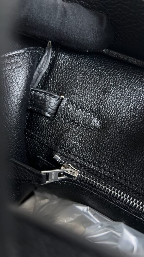 Hermes Birkin 25 Black Togo Palladium Hardware