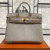 Hermès Birkin 25 Gris Perle Togo With Gold Hardware