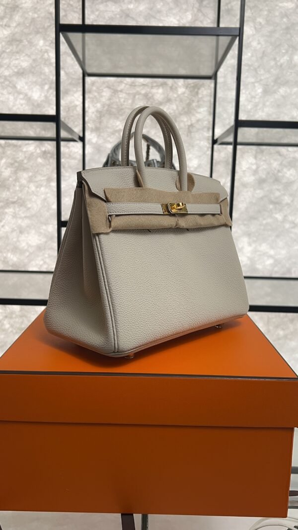Hermès Birkin 25 Gris Perle Togo With Gold Hardware