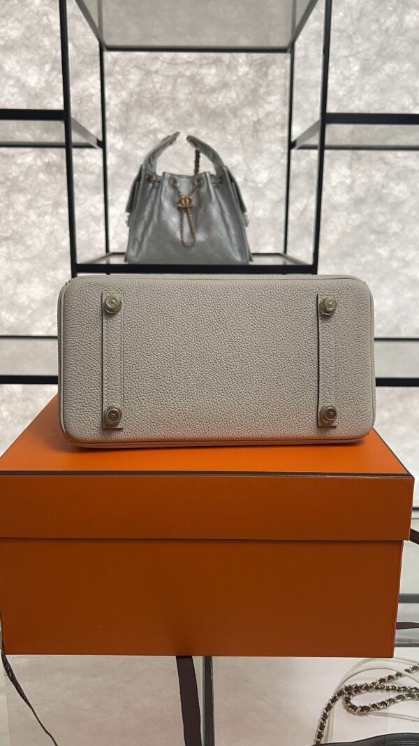 Hermès Birkin 25 Gris Perle Togo With Gold Hardware