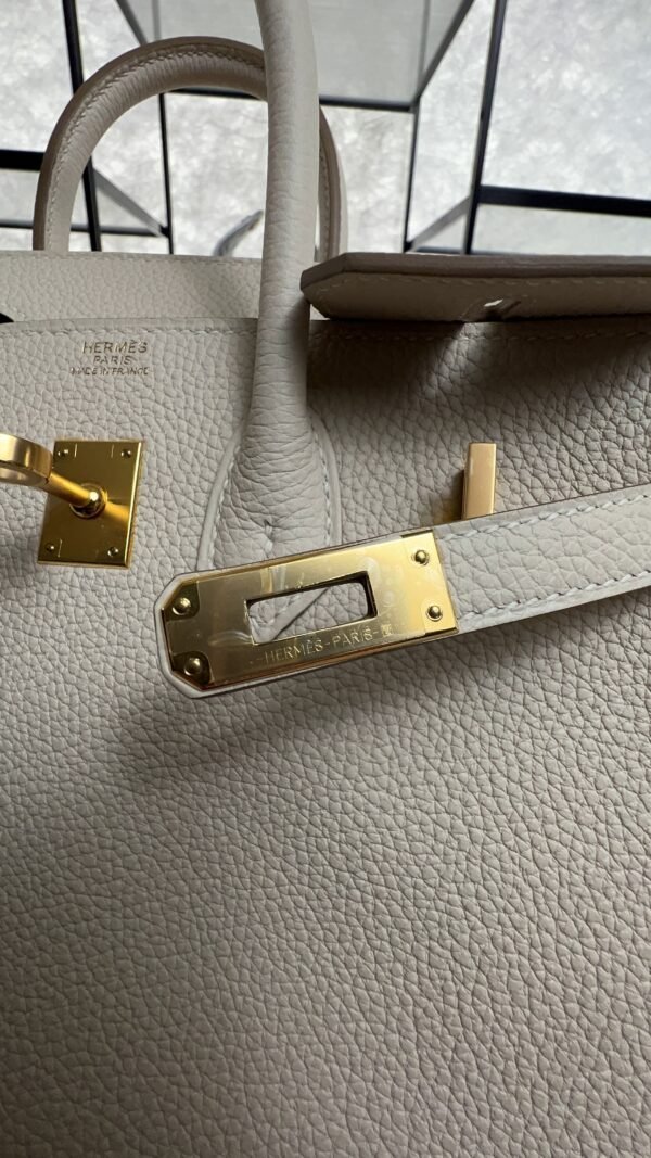 Hermès Birkin 25 Gris Perle Togo With Gold Hardware