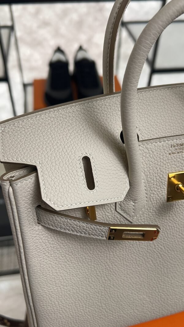 Hermès Birkin 25 Gris Perle Togo With Gold Hardware