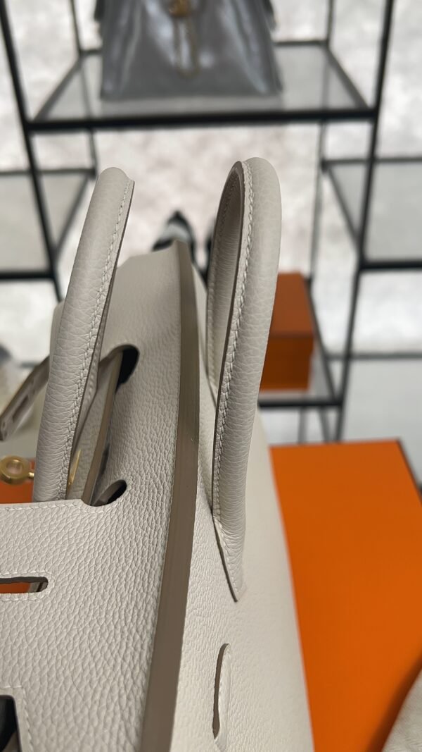 Hermès Birkin 25 Gris Perle Togo With Gold Hardware