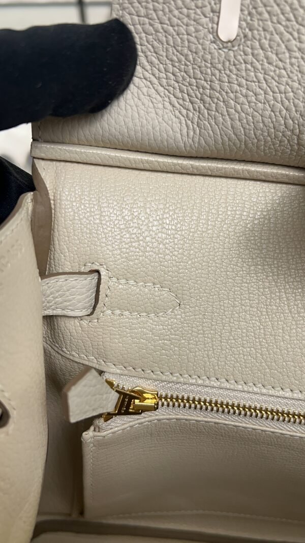 Hermès Birkin 25 Gris Perle Togo With Gold Hardware