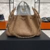Chanel Caviar Quilted Mini  25 Handbag Beige