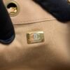 Chanel Caviar Quilted Mini  25 Handbag Beige
