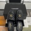 Chanel Lambskin Quilted CC Turnlock Mules  Black