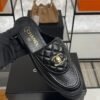 Chanel Lambskin Quilted CC Turnlock Mules  Black