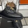 Chanel Lambskin Quilted CC Turnlock Mules  Black
