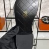 Chanel Lambskin Quilted CC Turnlock Mules  Black