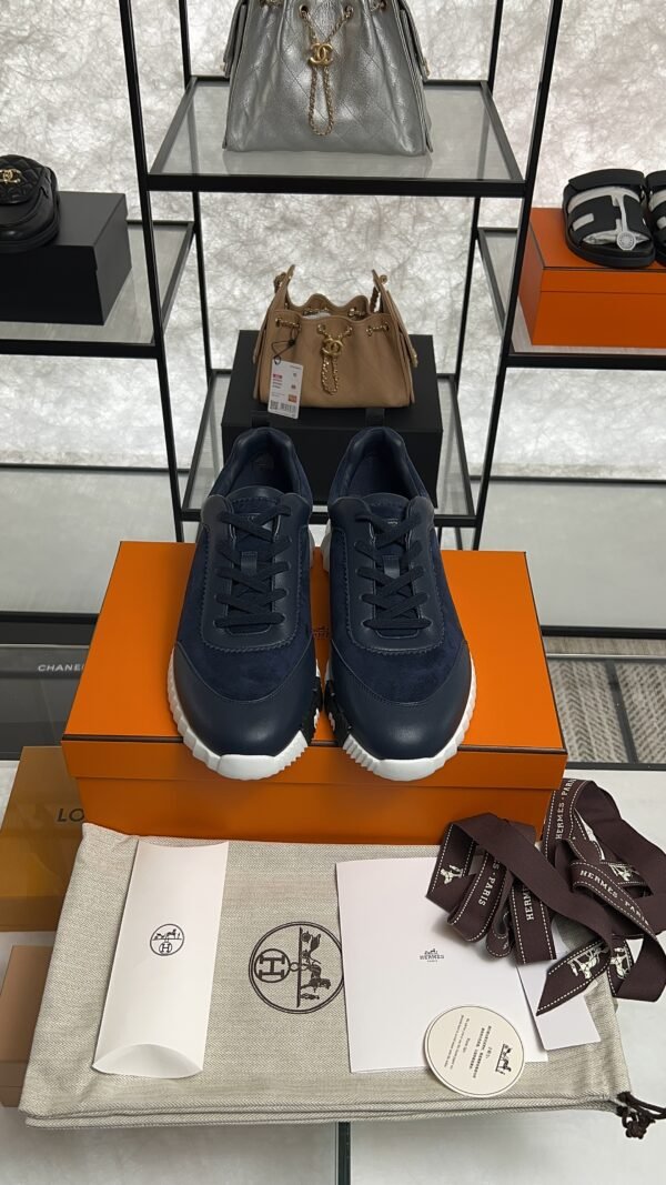 Hermès Bouncing sneaker marine