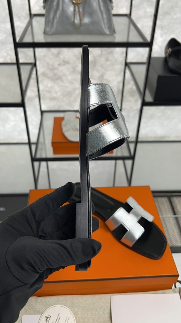 hermes oran sandlas gris argenté