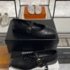 Chanel Lambskin Mary Jane Flats Black