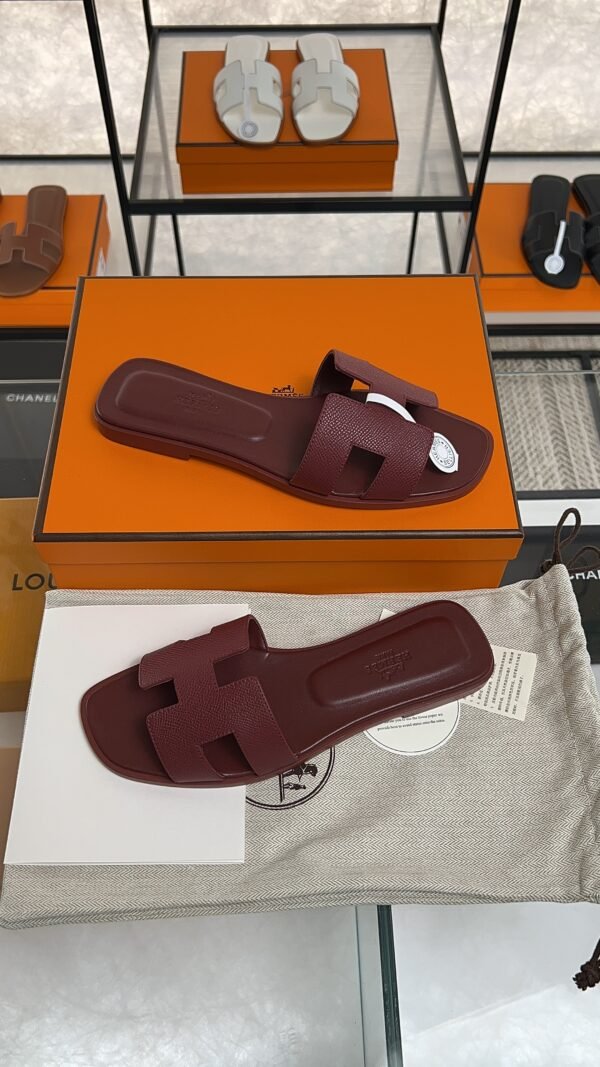 hermes oran sandlas rouge H
