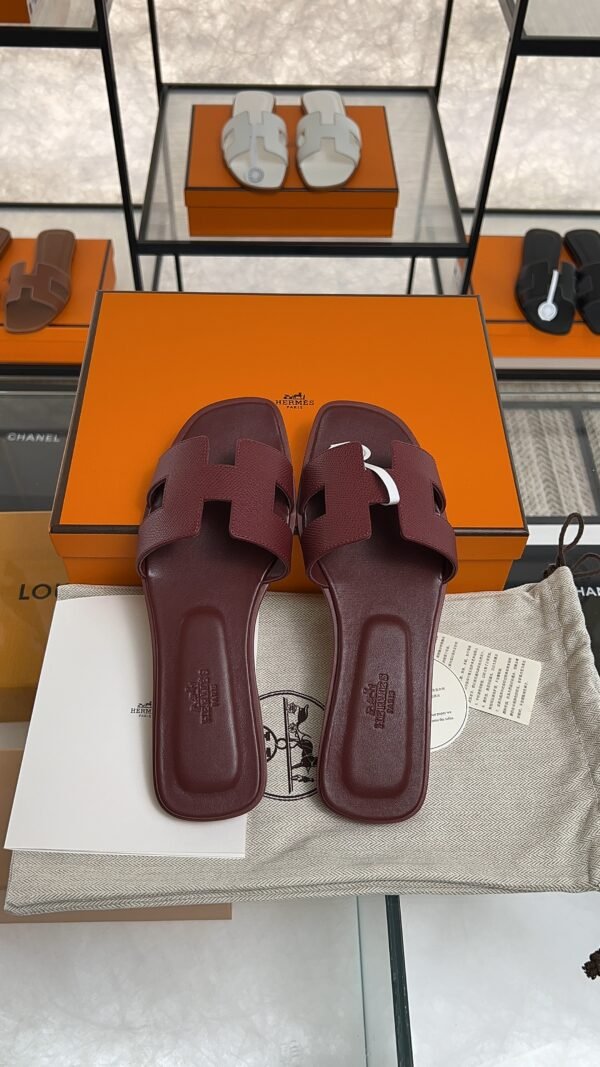 hermes oran sandlas rouge H